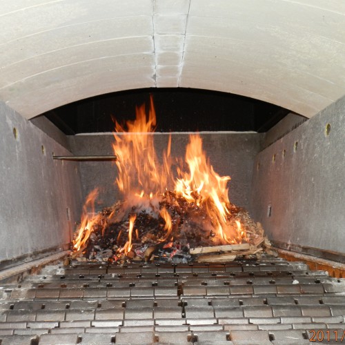 Technische Komponenten im Heizwerk – Detailansicht