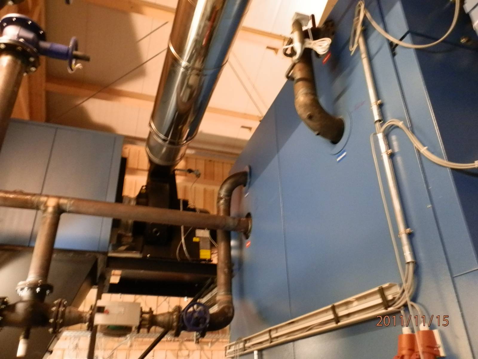 Fertigstellung der Hackschnitzelanlage im Heizwerk