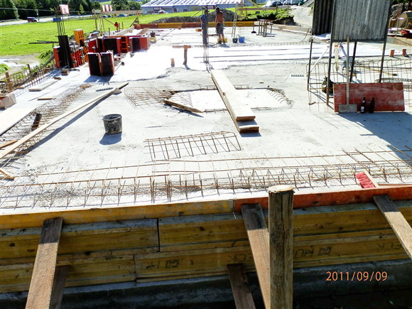 Heizwerk in Bauphase