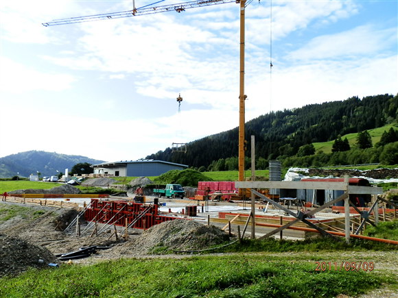 Innenansicht des Heizwerks