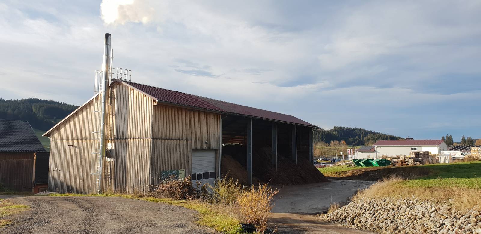 Heizwerk der eGW in Weitnau