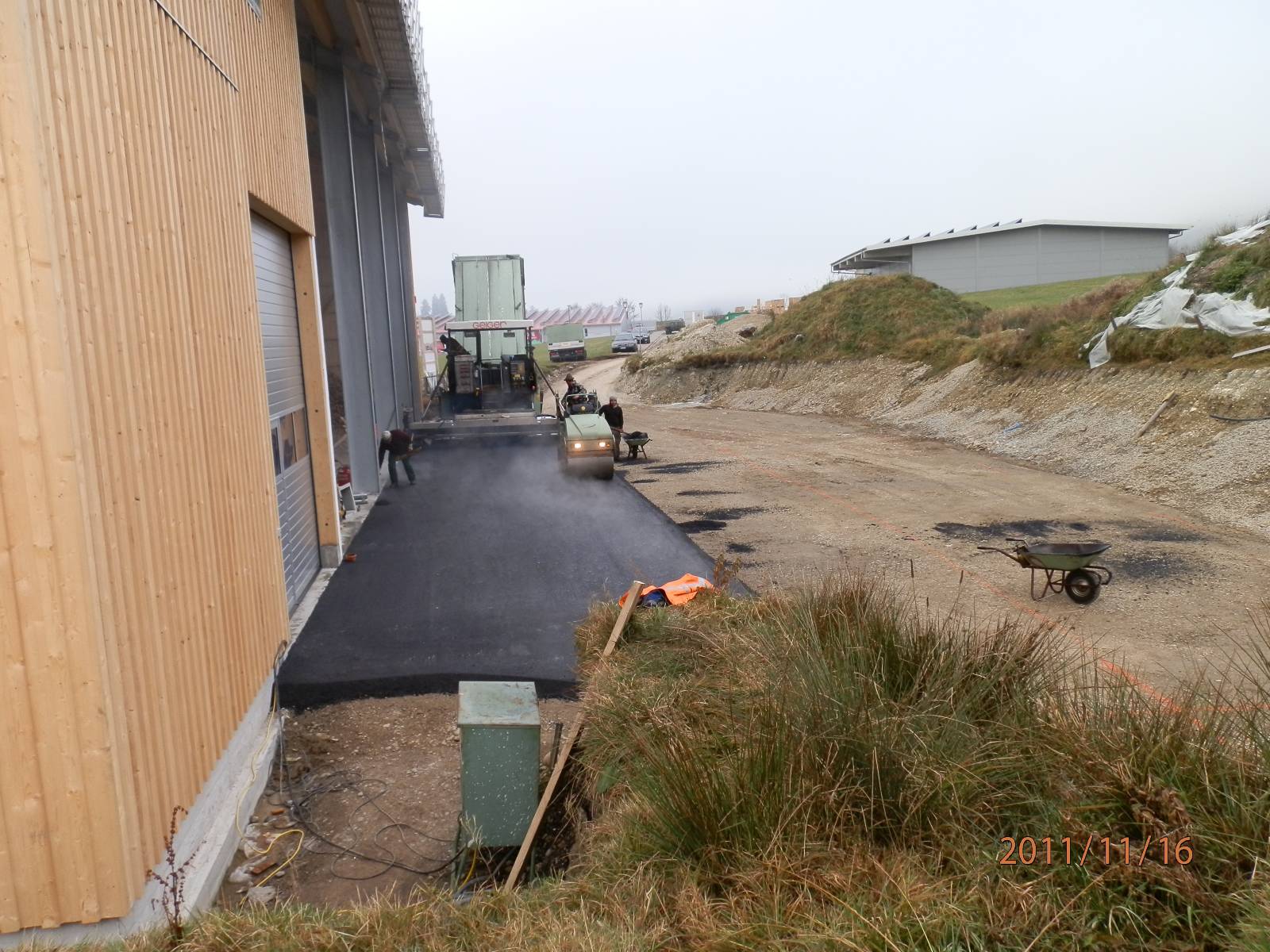 Fertiggestelltes Heizhaus