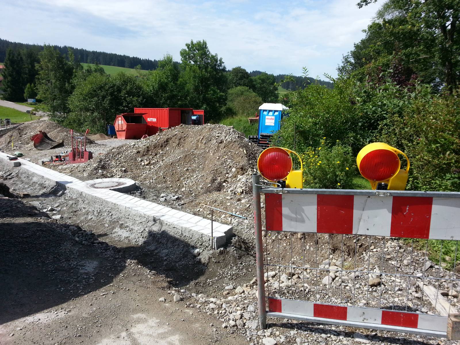 Bauarbeiten zur Netzerweiterung 2016