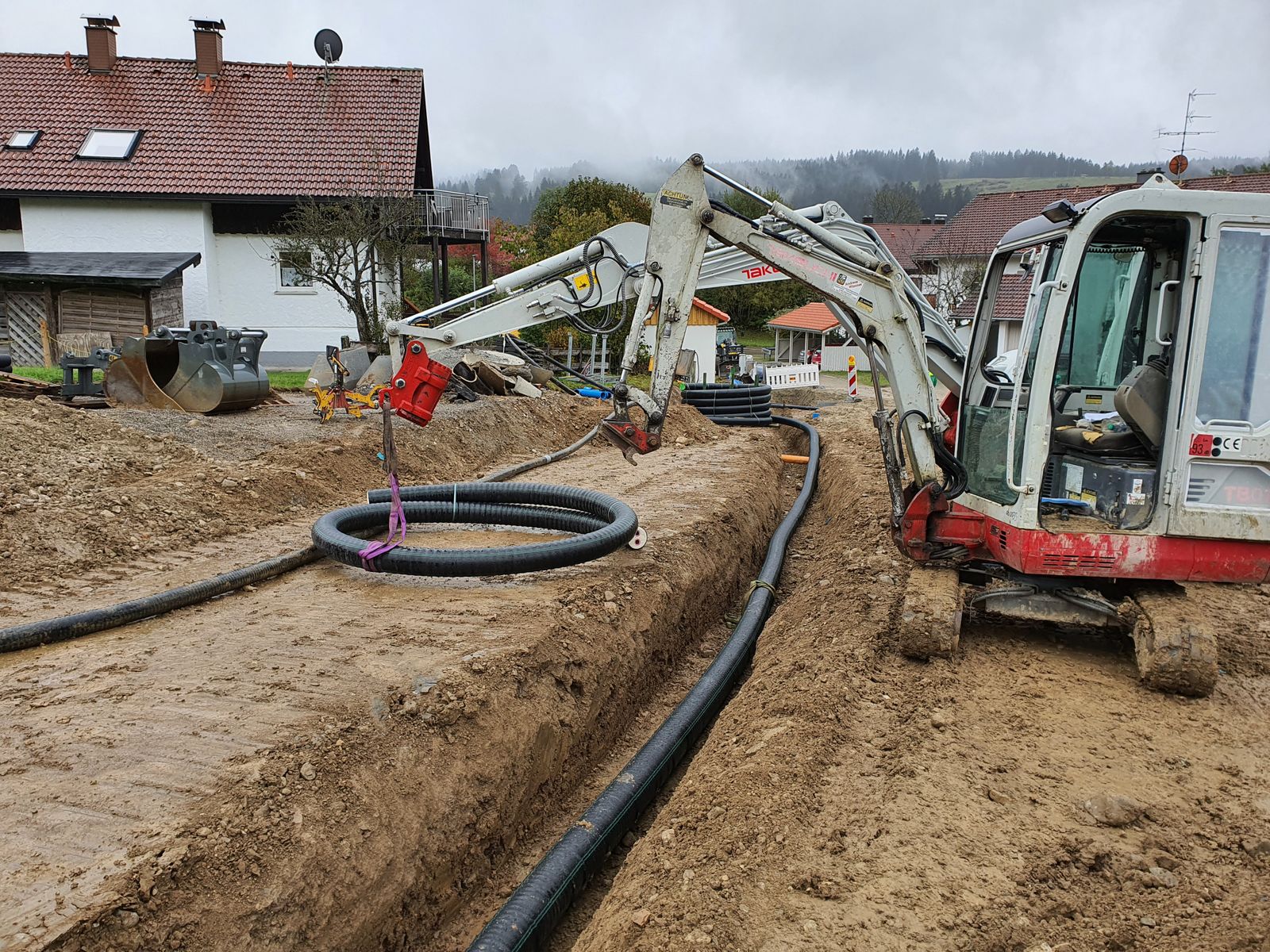 Hausanschlussbau 2020–21 in Weitnau