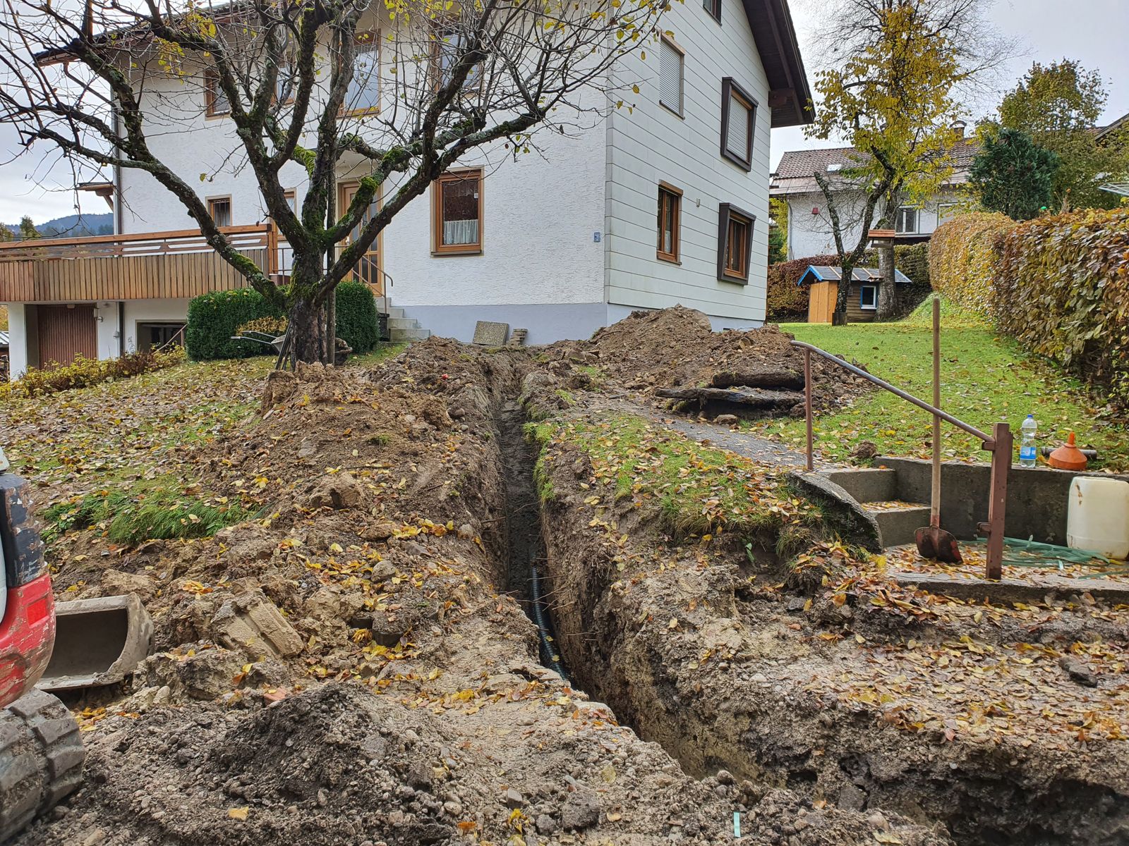 Hausanschlussarbeiten 2021–22