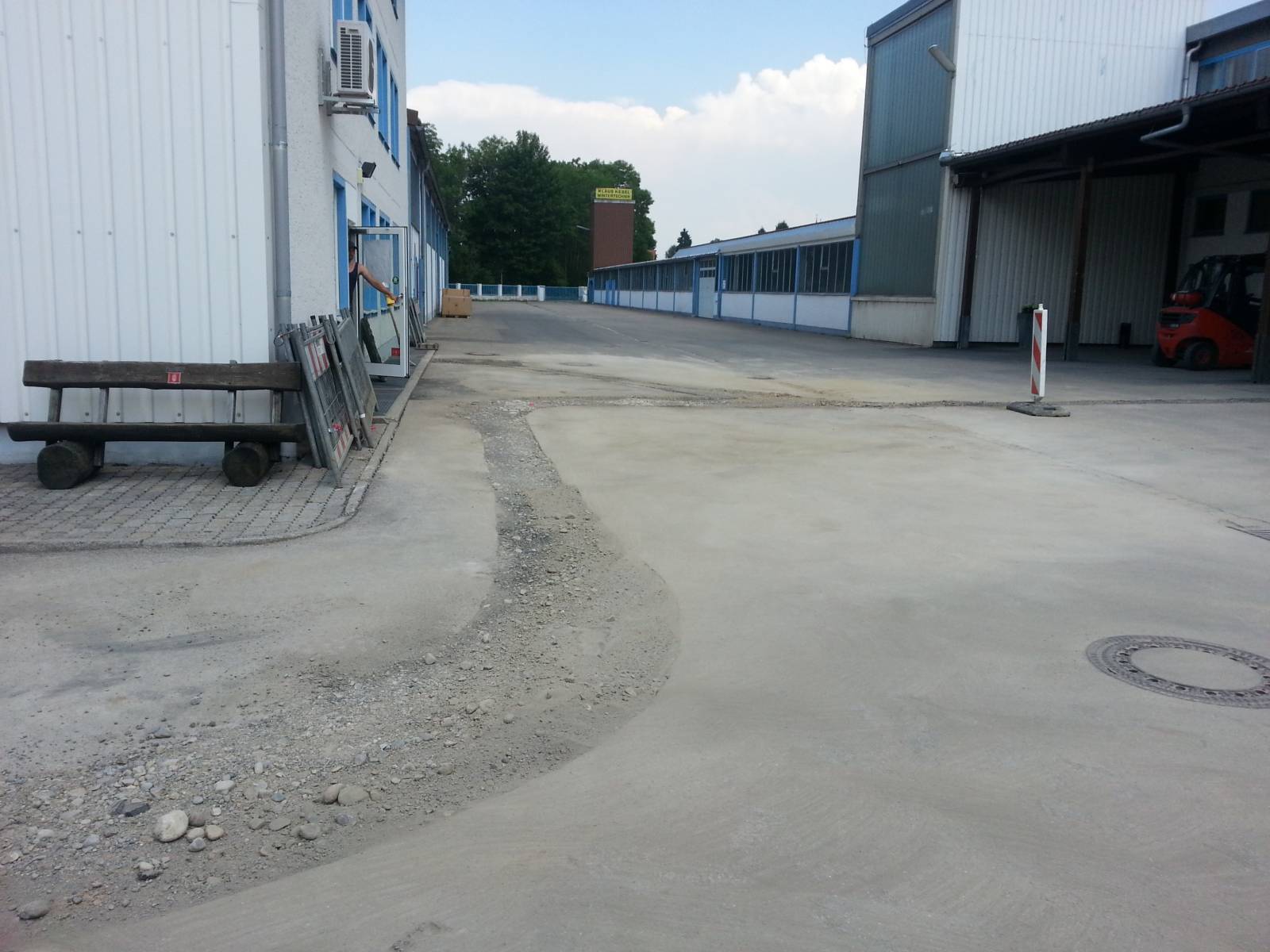 Bau des Leitungsanschlusses Gabriel Chemie 2013