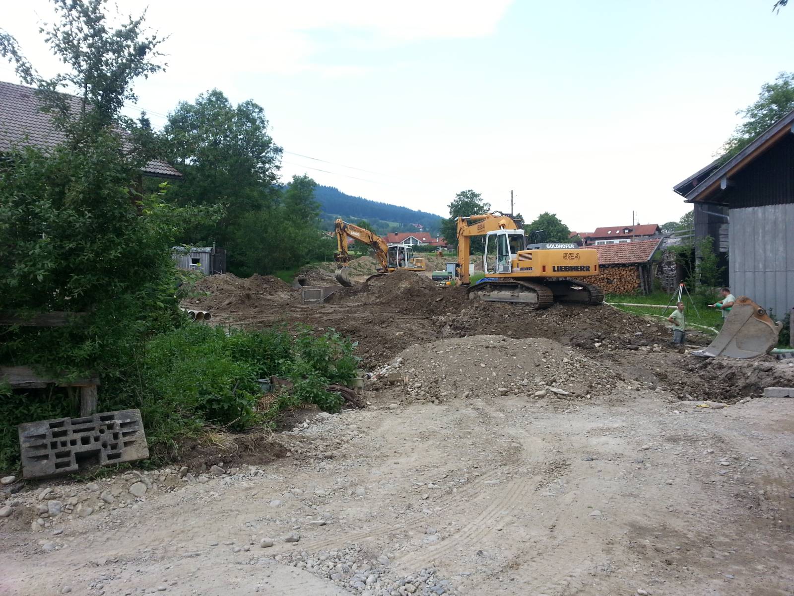 Abschluss der Anschlussarbeiten bei Gabriel Chemie 2013