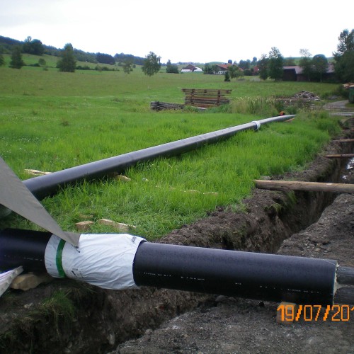 Verlegung der Fernwärmeleitungen 2011