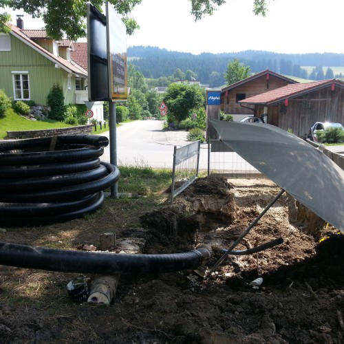 Wärmenetzarbeiten Juni 2013 – Abschlussabschnitt