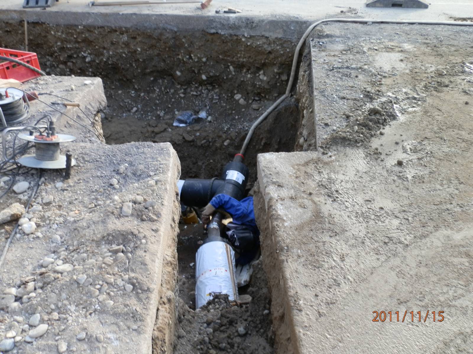 Baustelle Leitungsnetz Weitnau