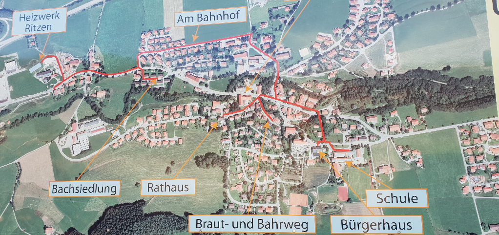 Bau der Energieversorgung in Weitnau
